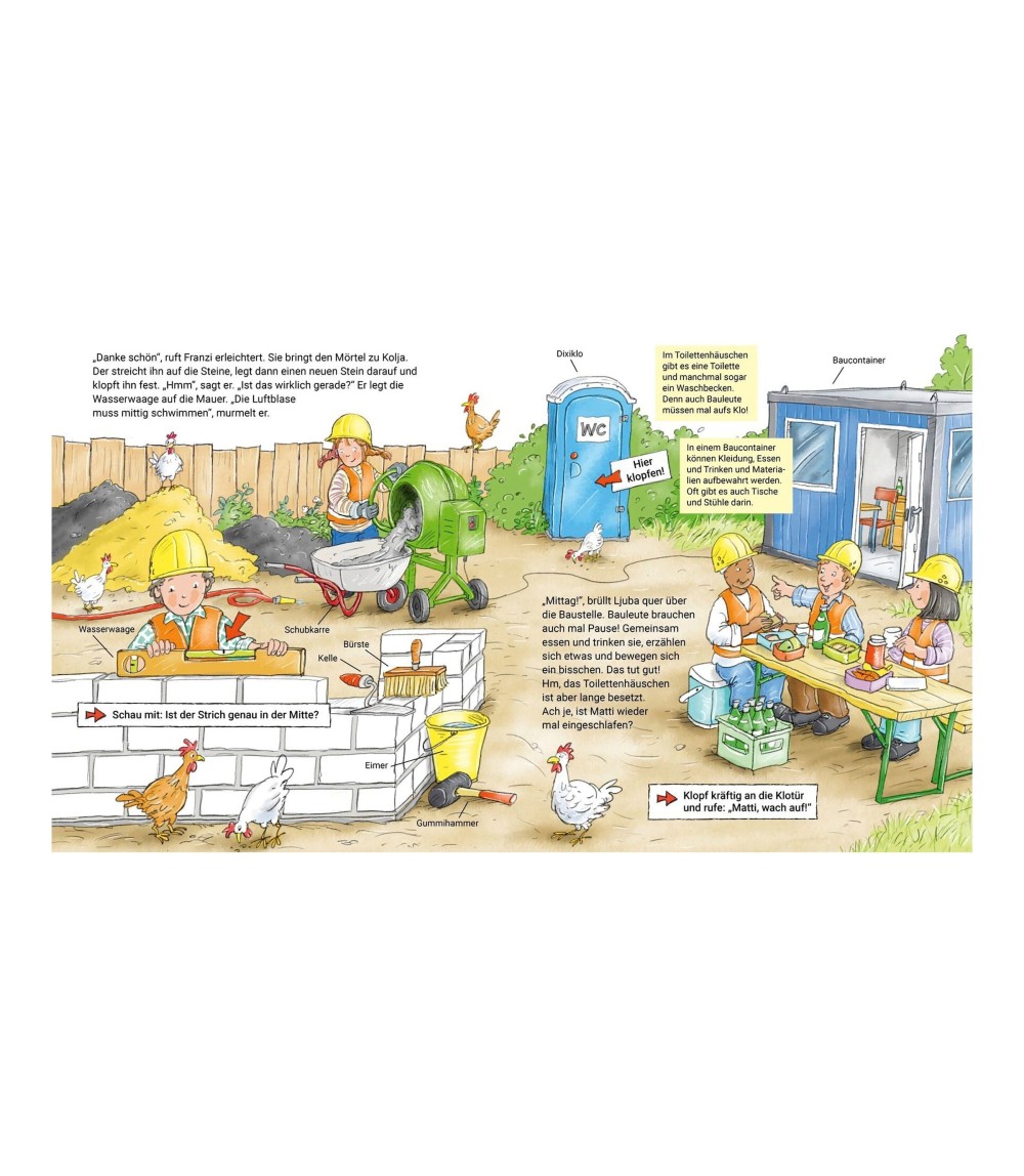 Sachbuch Mach mit - Auf der Baustelle