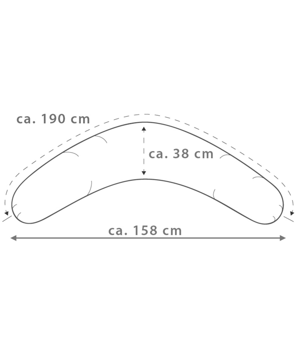Stillkissenbezug 190 cm