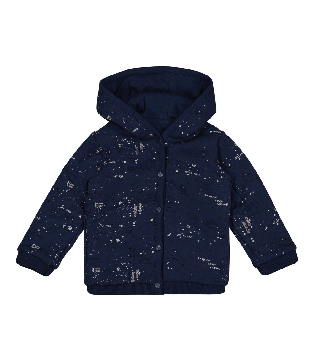 Wende-Sweatjacke mit Kapuze Kleckse