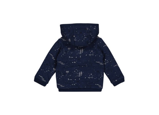 Wende-Sweatjacke mit Kapuze Kleckse