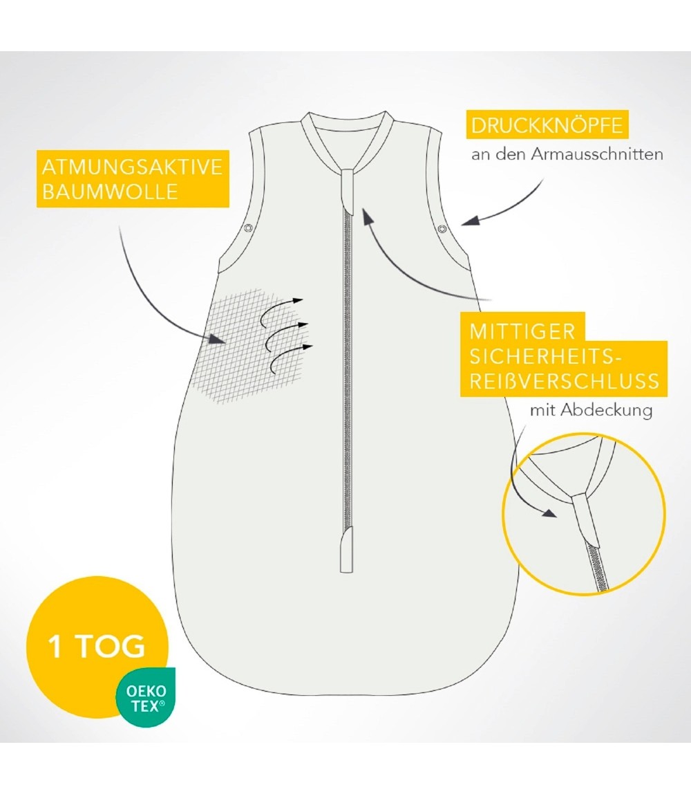 Schlafsack ohne Füßen 1.0 Tog