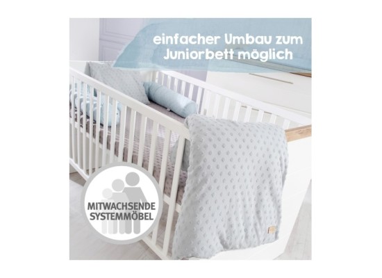 Kombi-Kinderbett 70x140 cm Nele