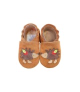 Krabbelschuhe Igel braun