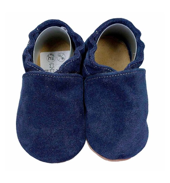 Krabbelschuhe dunkelblau