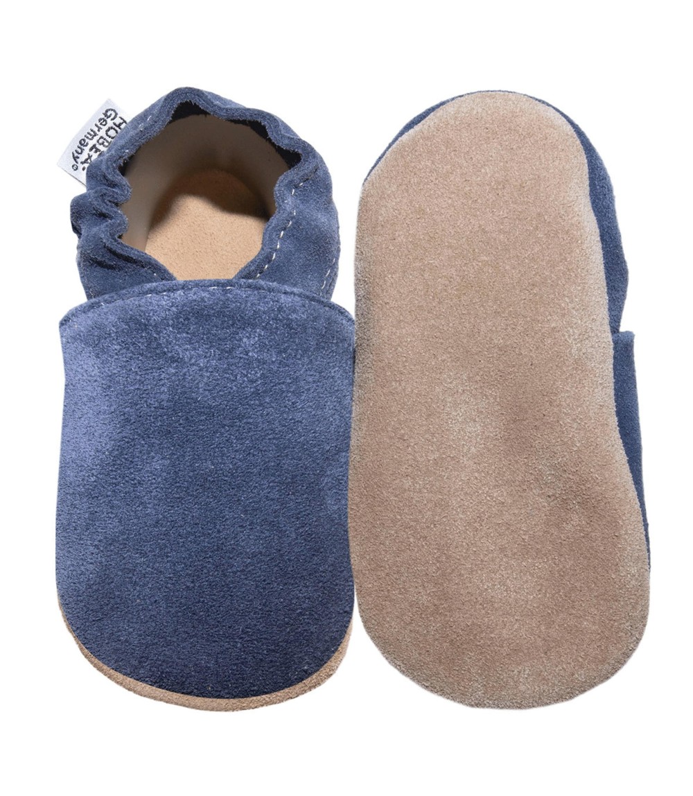 Krabbelschuhe dunkelblau