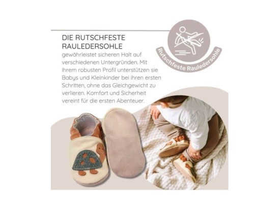 Krabbelschuhe dunkelblau