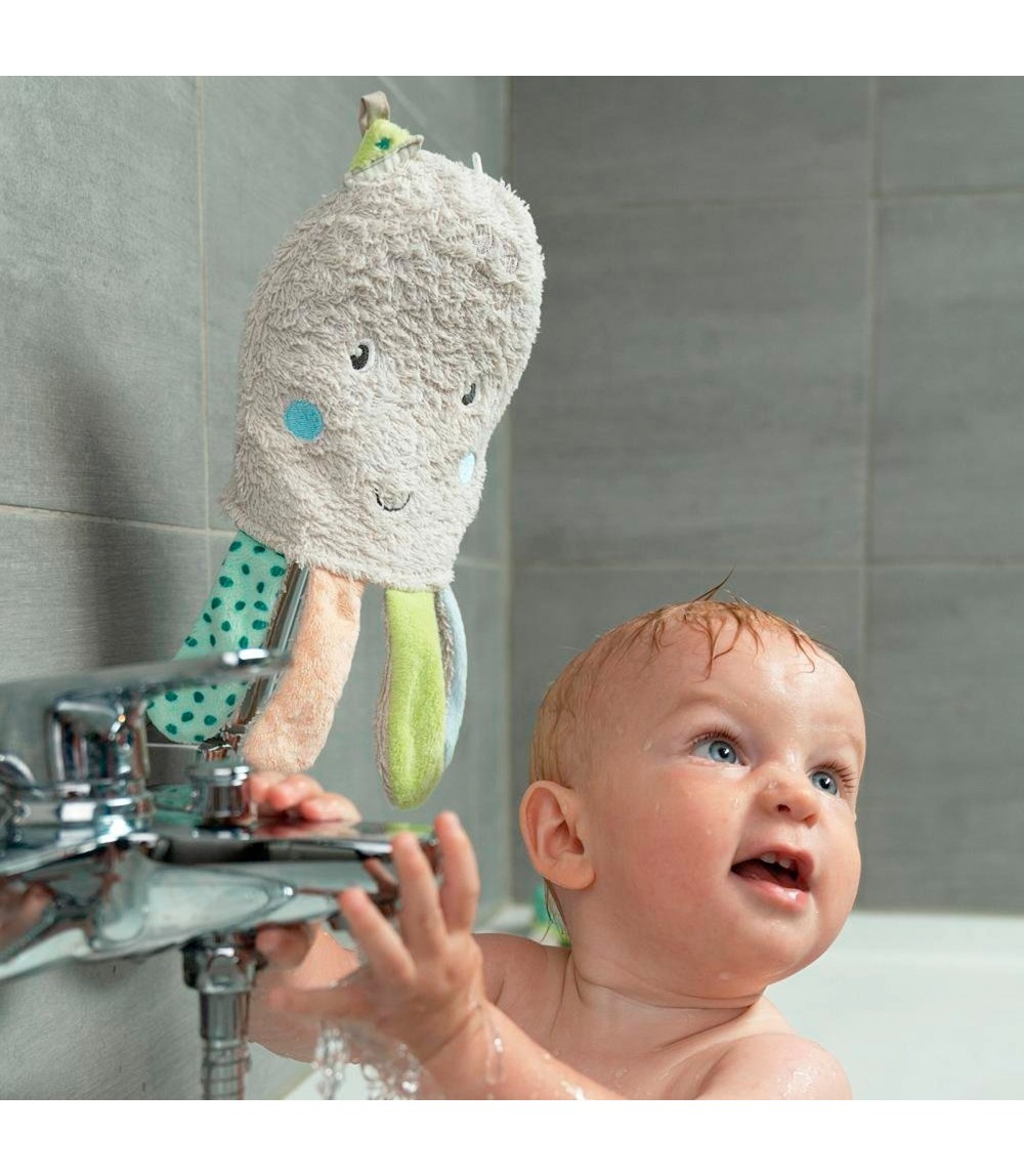 Waschhandschuh Oktopus Meereskinder