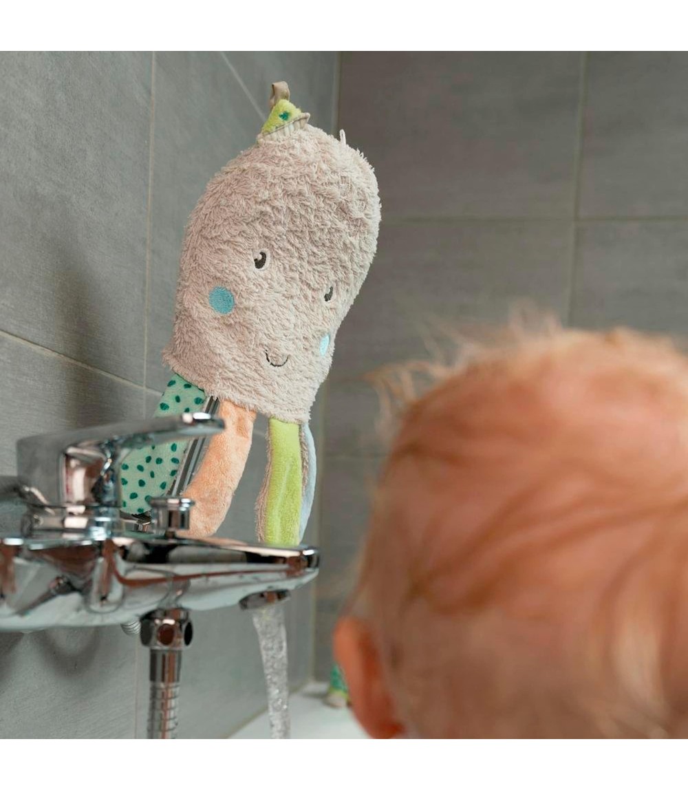 Waschhandschuh Oktopus Meereskinder