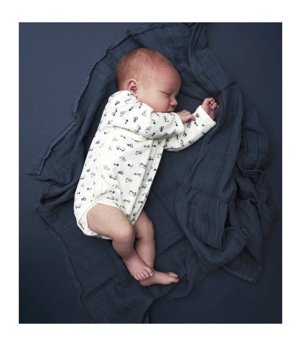 4er-Pack Bodys langarm Fahrzeuge Tiere