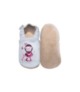 Krabbelschuhe Mädchen grau