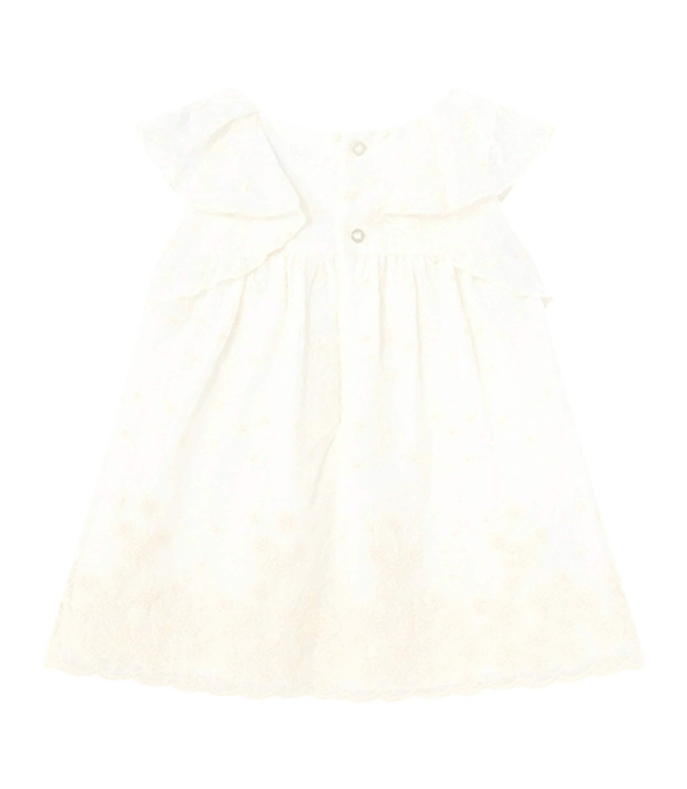 Kleid Flügelarm Blumen