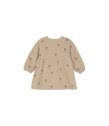 Cordkleid langarm Blumen