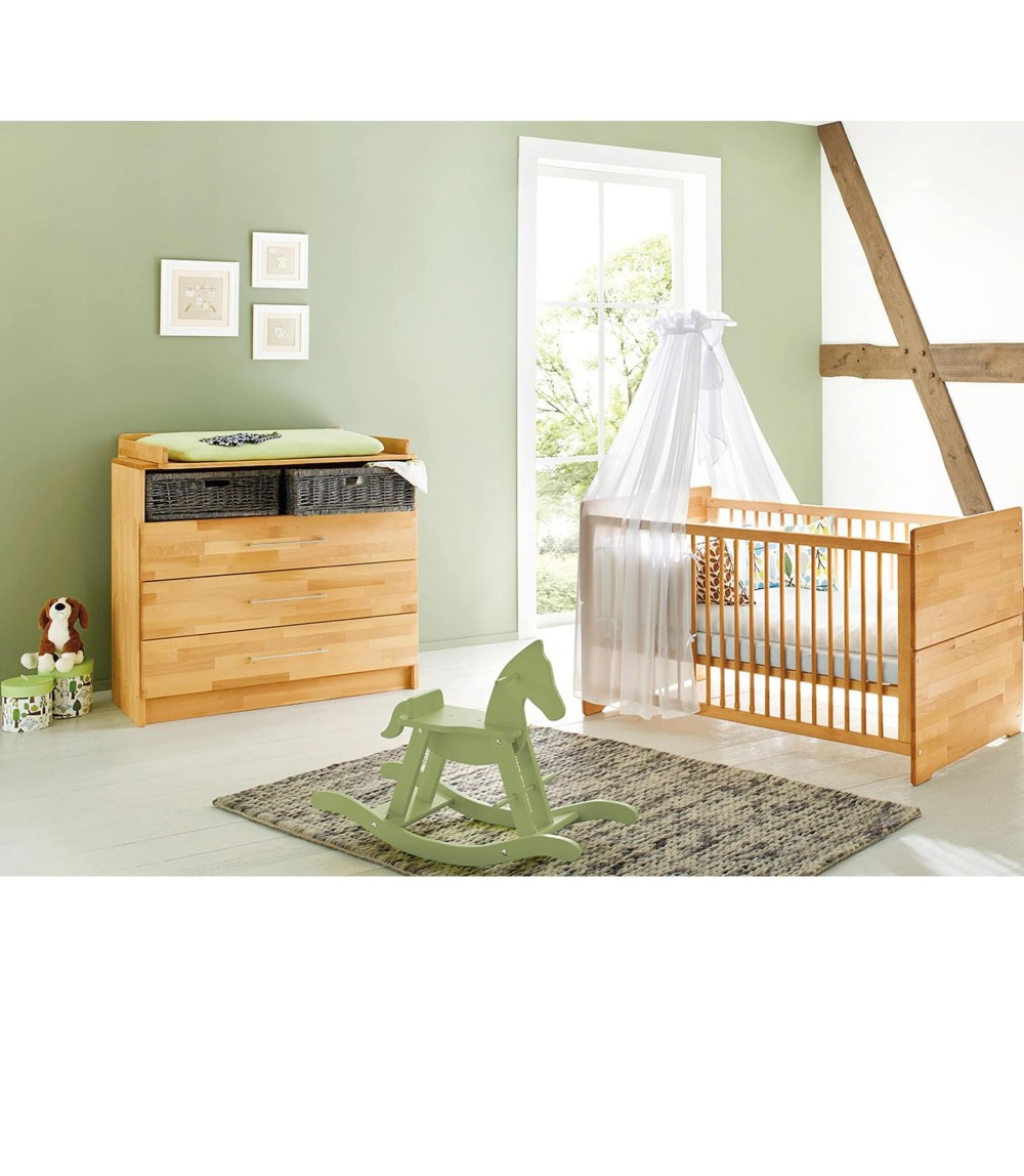 2-tlg. Babyzimmer Natura breit