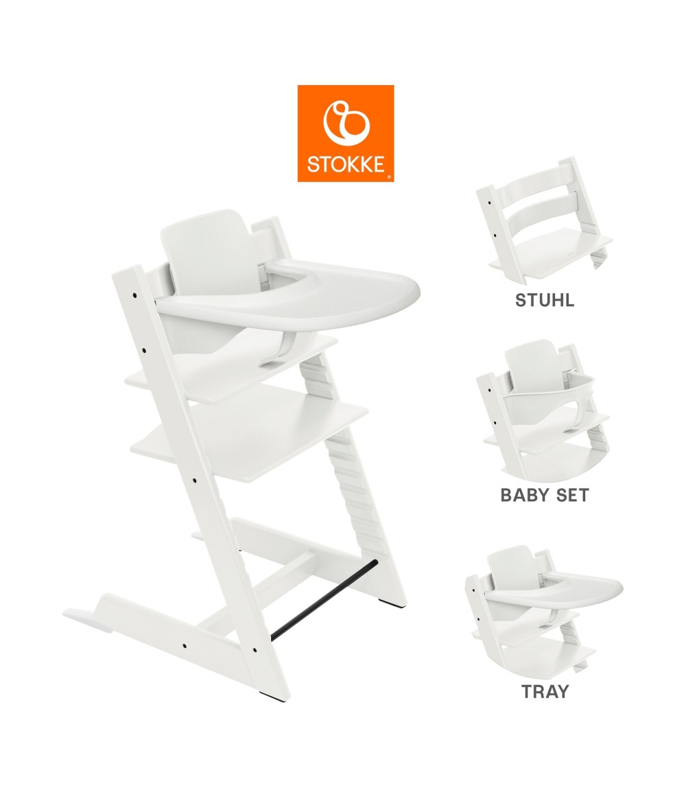 Bundle Treppenhochstuhl inkl. Babyset und Tray