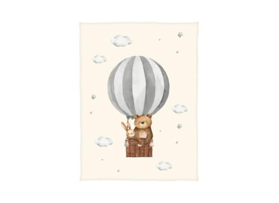 Babydecke Microfaserflausch 75x100 cm