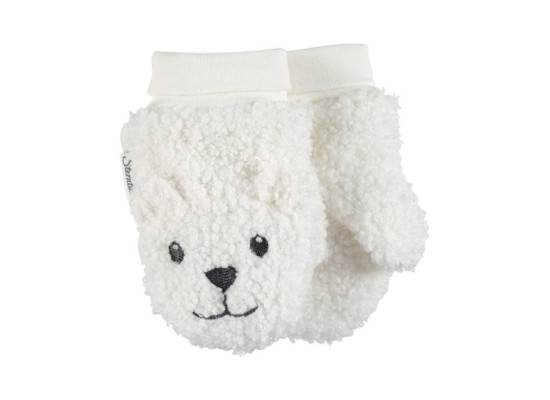 Plüsch-Fäustlinge Eisbär