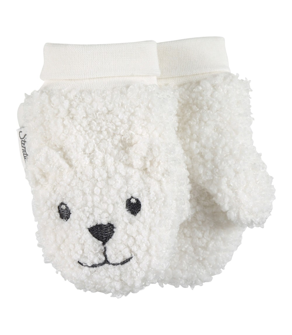 Plüsch-Fäustlinge Eisbär