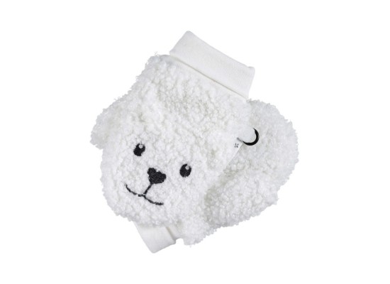 Plüsch-Fäustlinge Eisbär