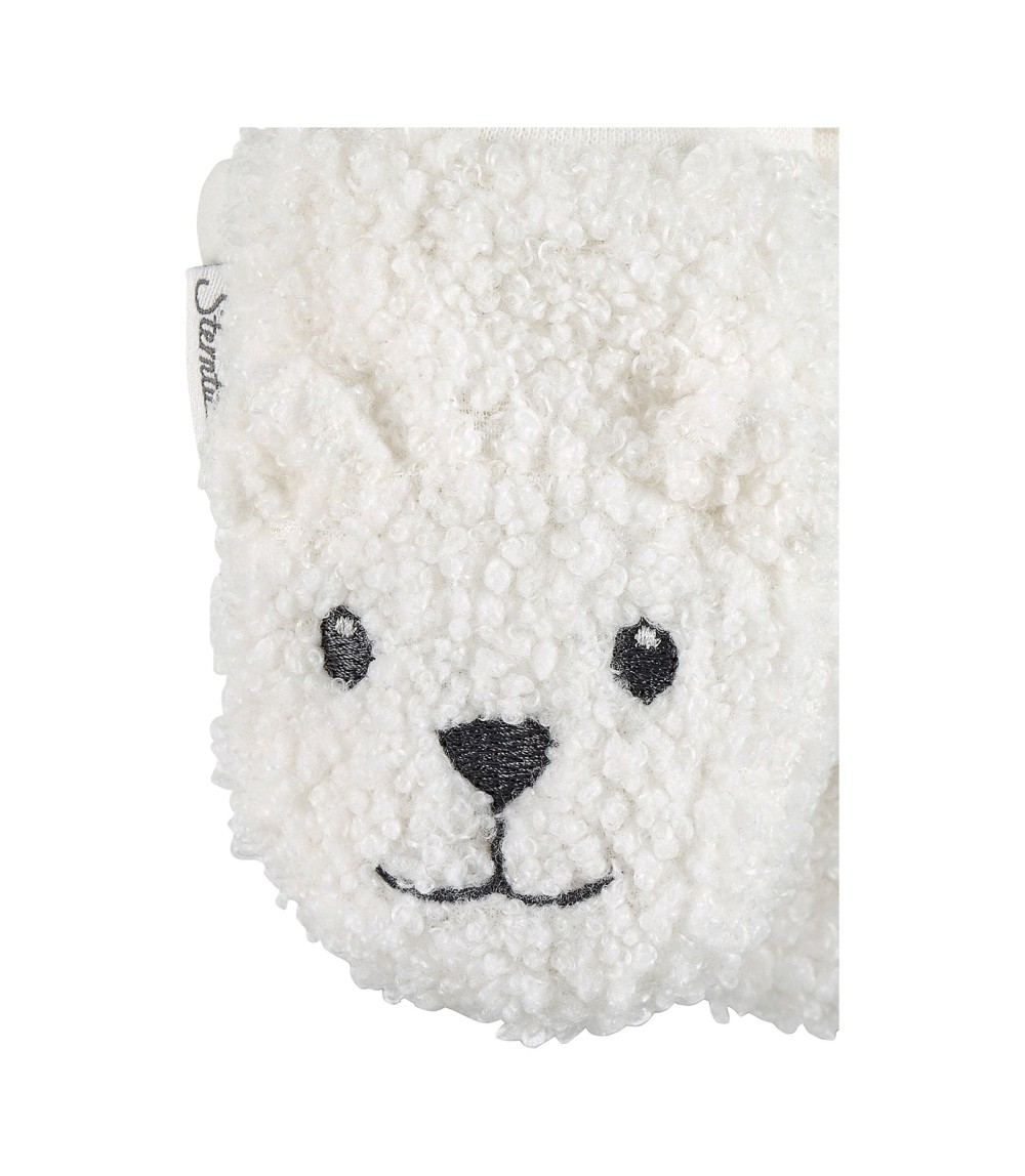 Plüsch-Fäustlinge Eisbär