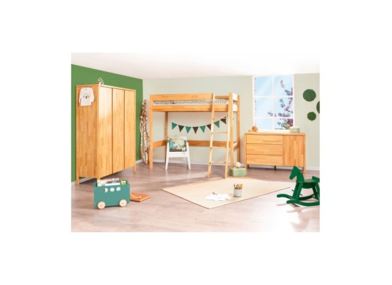 Jugendzimmer-Set „Enno” extrabreit groß mit Hochbett