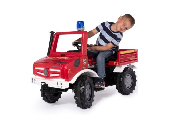 Tretfahrzeug rollyUnimog Feuerwehr