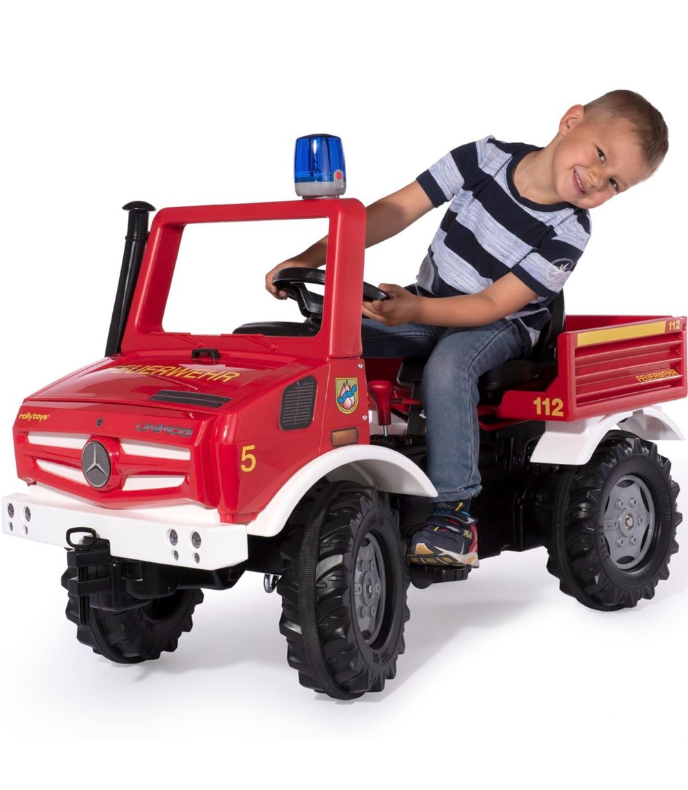 Tretfahrzeug rollyUnimog Feuerwehr
