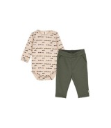 Set aus Langarmbody und Babyhose