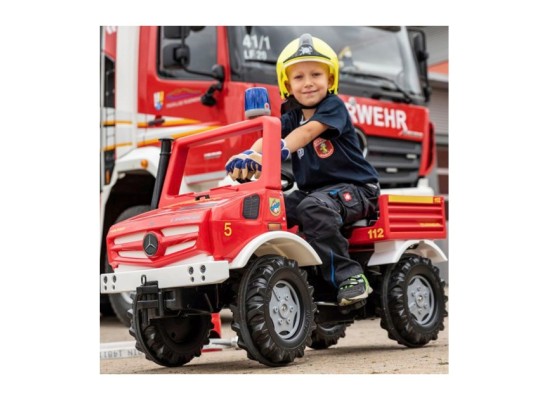 Tretfahrzeug rollyUnimog Feuerwehr