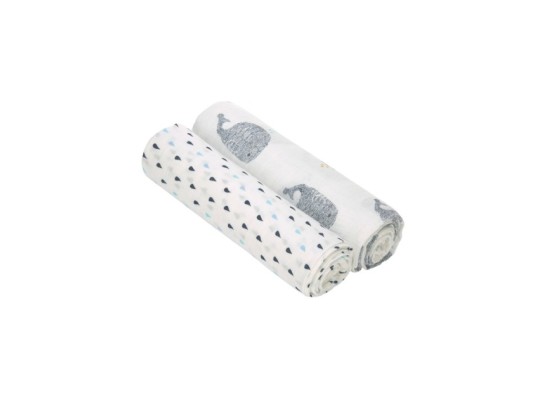 2er-Pack Mullwindeln Heavenly Soft Swaddle XL 120x120 cm