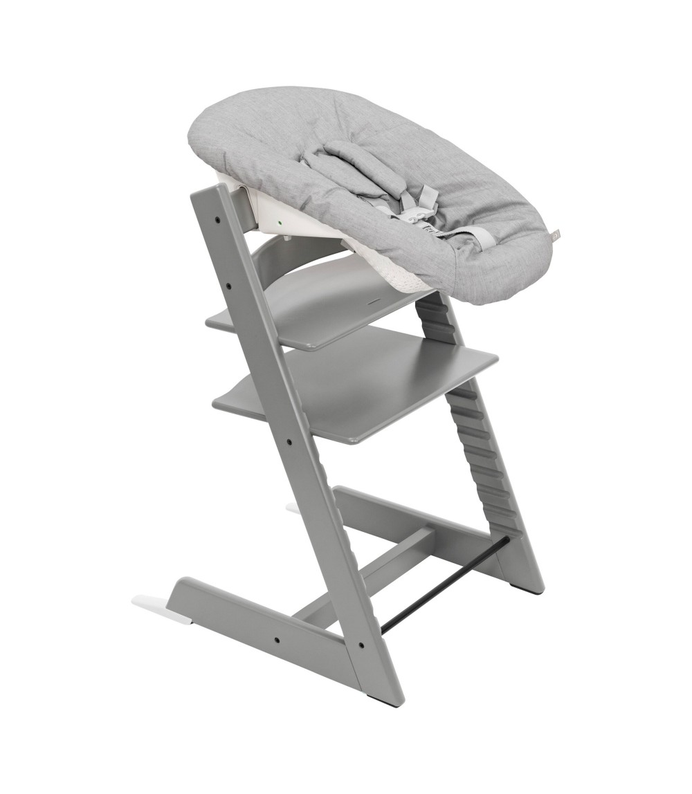 Bundle Treppenhochstuhl inkl. Newbornset Light Grey & Babyset