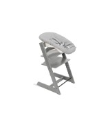 Bundle Treppenhochstuhl inkl. Newbornset Light Grey & Babyset