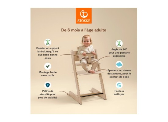 Bundle Treppenhochstuhl inkl. Newbornset Light Grey & Babyset