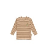 Shirt langarm Rippqualität Ringel Birne Little Gang