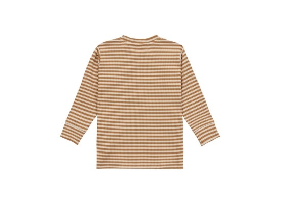 Shirt langarm Rippqualität Ringel Birne Little Gang