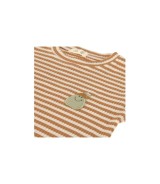 Shirt langarm Rippqualität Ringel Birne Little Gang