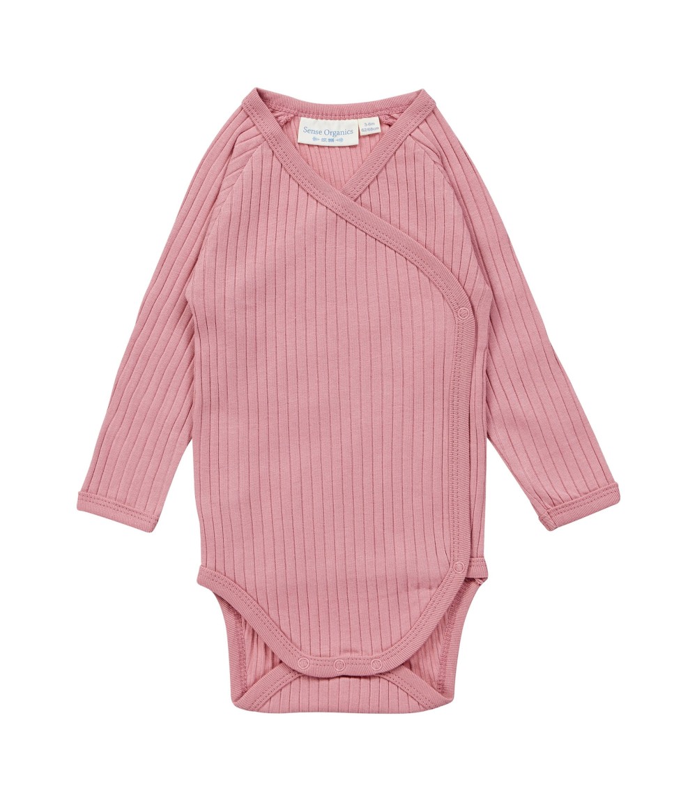 Wickelbody langarm Rippqualität