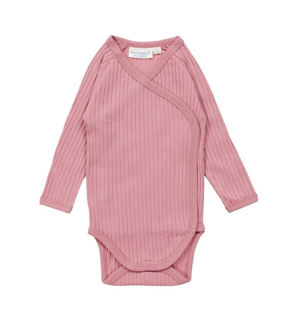 Wickelbody langarm Rippqualität