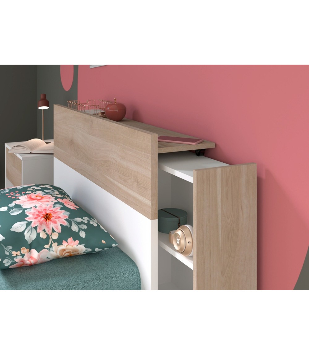 Kinderzimmer-Set 5-teilig "Aalborg 13" Weiß / Japanische Eiche