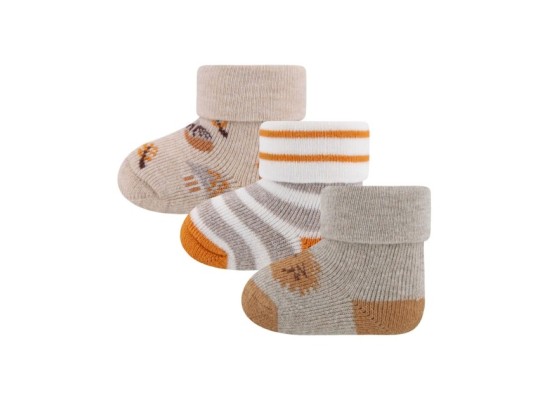 3er-Pack Erstlingssocken Igel