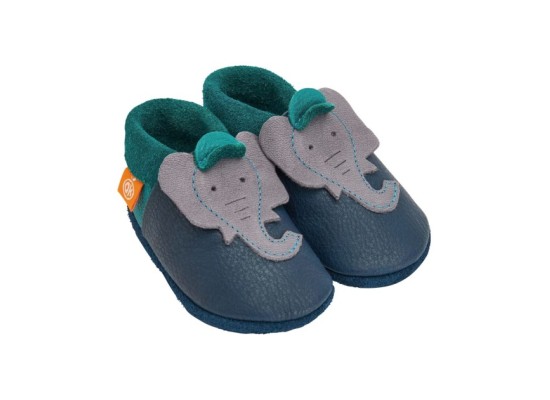Krabbel- und Hausschuhe Elefant