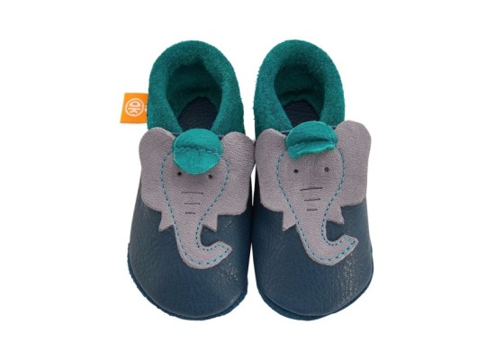 Krabbel- und Hausschuhe Elefant