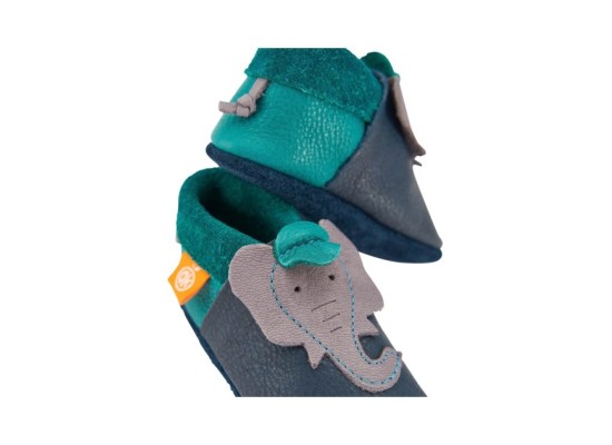 Krabbel- und Hausschuhe Elefant