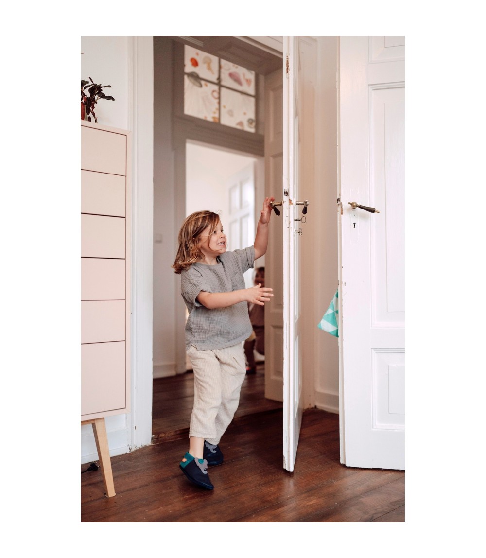 Krabbel- und Hausschuhe Elefant