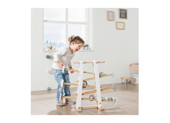 Kugelbahn Kuno aus Holz