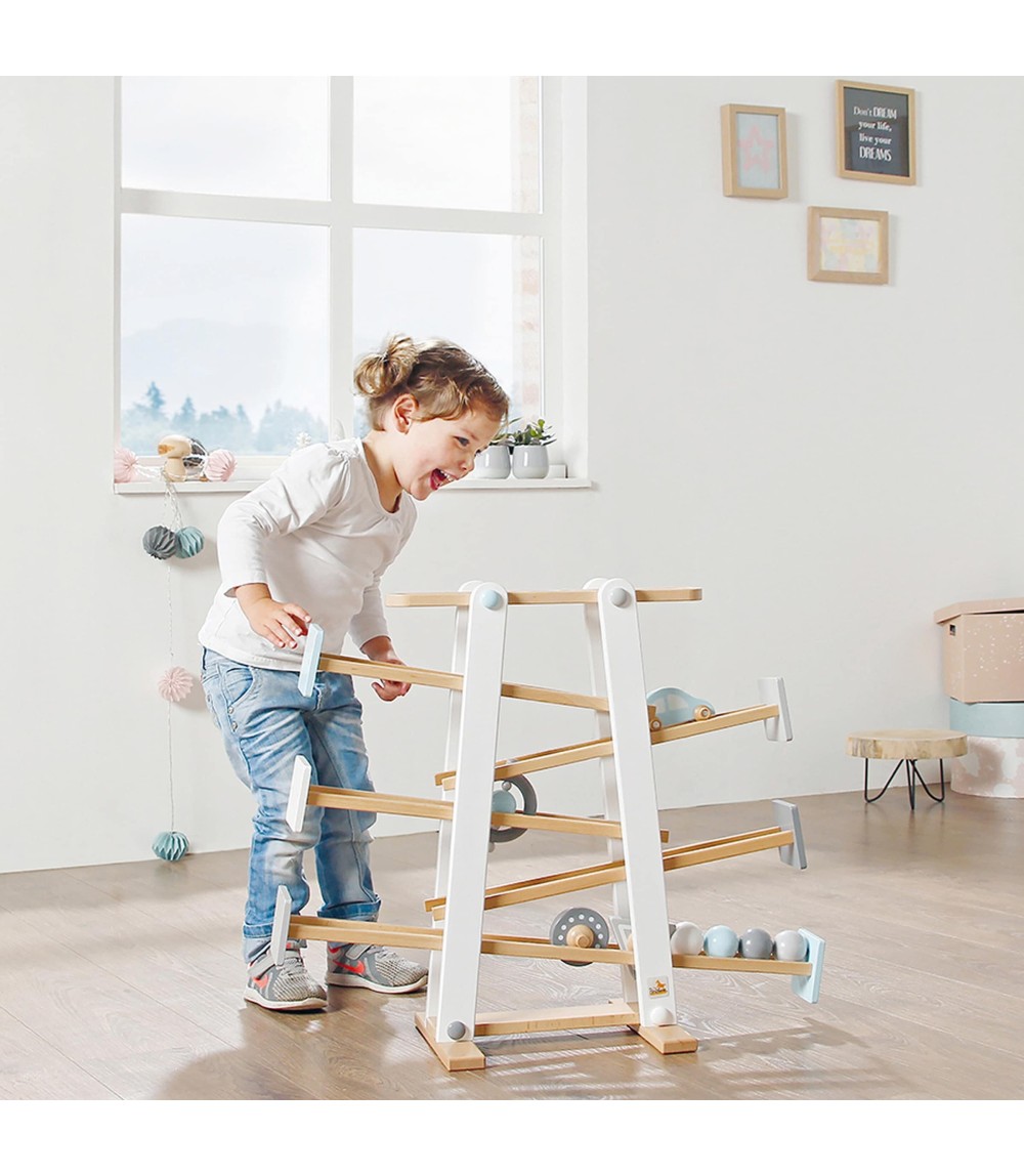 Kugelbahn Kuno aus Holz