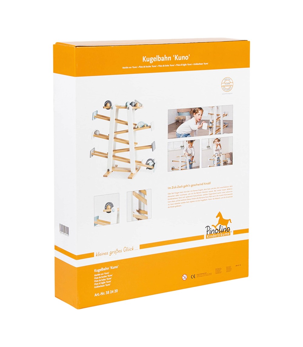 Kugelbahn Kuno aus Holz