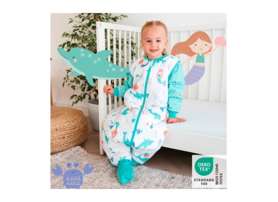 Schlafsack mit Füßen 2.5 Tog