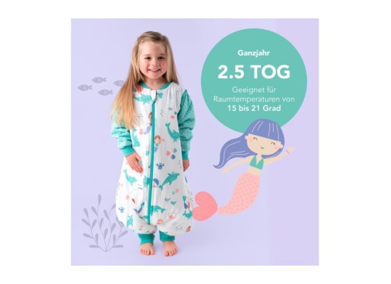 Schlafsack mit Füßen 2.5 Tog