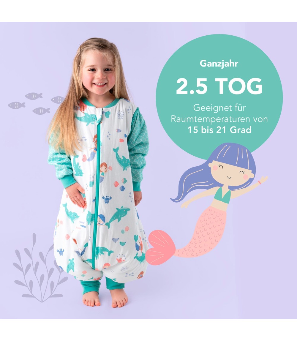 Schlafsack mit Füßen 2.5 Tog