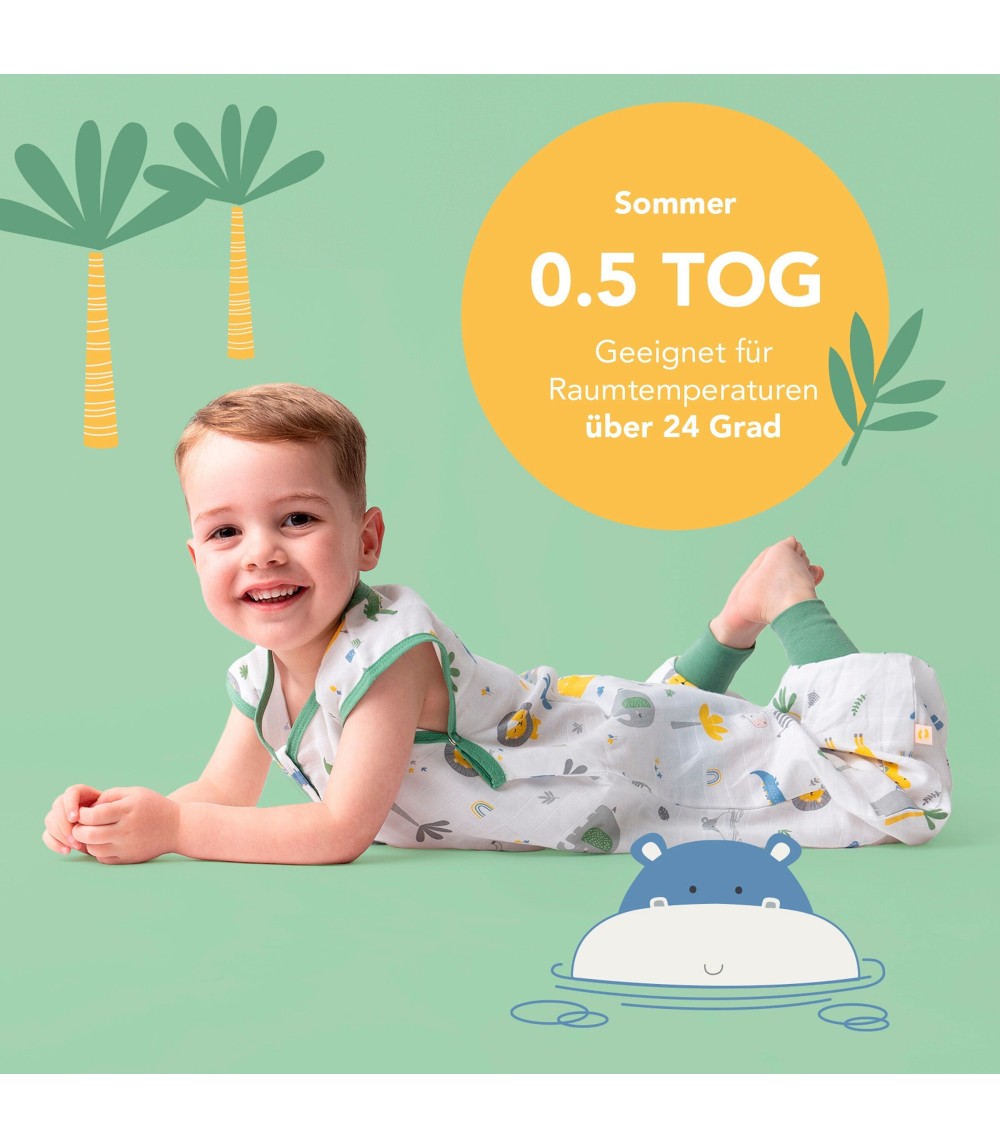 Schlafsack mit Füßen 0.5 Tog